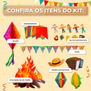 Kit Decoração Luxo Festa Junina São João Arraial Quermesse