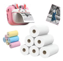 Kit 6 Rolos De Papel Térmico Para Câmera Infantil Impre Branco