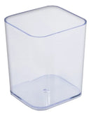 Porta Lápis Ou Objetos Em Acrílico Dello Kit Com 3 Peças