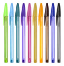 Caneta Bic Cristal Esferográfica Com 10 Cores Fashion Ponta 1.2mm