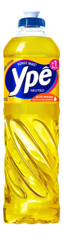 Detergente Lava Louças Ypê Com 6 Unidades Neutro 500ml