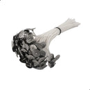 Kit 100 Pavio De Vela De Algodão Com Ilhões De 15cm 1mm