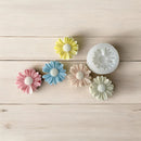 Molde Silicone Flor Margarida Sabonete Resina Biscuit Vela Cor Branco