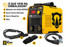 Máquina Inversora De Solda Portatil Mma Eletrodo MI150D 120A The Black Tools