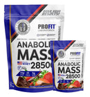 Hipercalórico Anabolic Mass 28500 - 3kg - Profit Labs Sabor Chocolate com Morango
