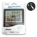 Termo Higrômetro Digital Temperatura Umidade Relógio Int/ext