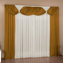 Cortina Malu 3 Metros X2,80 Sala Quarto Janela  Mostarda/Palha