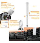 Kit Escova De Limpeza 20 Em 1 Estojo Portatil Teclado Tablet Fone De Ouvido Celular Luuk Young Q20 Branco