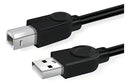 Cabo De Impressora Usb 2.0 Universal Para Epson Hp Samsung Cor Preto