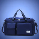 Bolsa Mala Feminina Academia Esportiva Viagem Porta Tênis Azul