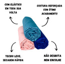 Kit 3 Lençóis Casal Sortidos C/ Elástico Microfibra 1 Sortidos
