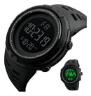 Relógio de pulso digital Skmei 1251 com corria de poliuretano cor preto