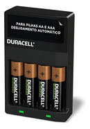 Carregador Duracell + 4 Pilhas Rec Aa + 4 Pilhas Aaa Rec