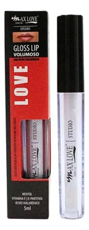 Lip Gloss Volumoso incolor Max love Com ácido hialurônico