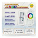 Controladora + Controle Rgb Touch Rf 2.4g P Fita Led Piscina Rgb