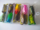 10 Isca Artificial - Frog Sapo Anti Enrosco Sapinho Iscas Rã Cor Variados