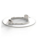 Suporte De Embutir No Teto Gesso Redondo Para Alexa Echo Pop Cor Branco