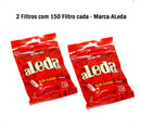 Filtro Piteira Aleda Slim Classico 2 Unid 150 Filtros Cada