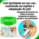 Dedal Care Higiene Limpeza Pet Cães/gatos 30un Bucal Dente Bafo Mau Hálito Sabor BUCAL MENTA