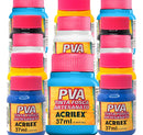 Acrilex PVA tinta fosca 10 unidades 37mL