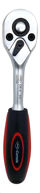 Chave Catraca Reversível 1/4 72 Dentes Corneta Aço Vanadium