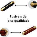 Fusível Louça Baquelite 8 15 20 25 E 30 Amperes Misto 50 Uni