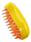 Escova de Limpeza 3 em 1 Gato Cão - Cor Amarelo