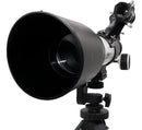 Telescopio Astronómico Jiehe de 350x60mm para Observaão da terra e o céu - tripé ajustável e estojo - Lentes 14x, 39x, 42x e 116x