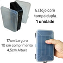 Kit Parafusos E Buchas Chipboard Philips Madeira Parede Total 300 Itens Com Estojo Diversas Medidas Alvenaria Concreto