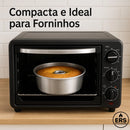 Kit 2 Forma Assadeira Bolo Pudim Redonda Air Fryer Forno Alumínio