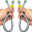 Rabicho Engate Tubo Mangueira Mangote Flexível Met Prateado