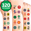 320 Tatuagem Temporária Infantil Meni Dentes Dentista Colorido