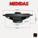 Par Alto Falante Soundfy 6 Polegadas Triaxial 120w