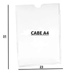 Quadro De Avisos A4 Display Simples Frontal Maxcril Waleu