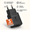 Carregador Super Rápido 25w Para Samsung Galaxy S24 S23 S22 S21 S20 Fe Ultra - Super Fast Cabo Blindado Tipo Usb C -dtimp