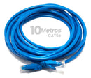 Cabo De Rede 10m Cat5e 10 Metros Azul Ethernet Lan Rj45 Boyu Cell