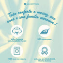 Jogo Lençol Para Mini Berço 3 Pçs -nuvem Chuvinha Rosa/r Rosa