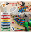 Fio Elétrico 1,5mm Cabo Flexível 1 5mm Rolo 100m Metros 750v Cobertura Preto