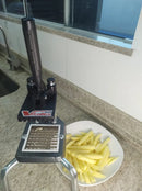 Maquina De Cortar Batata Palito Industrial Facil Usar Tripe Cinza