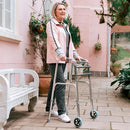 Par De Rodas Para Andador D10 Dobrável Articulado Dellamed