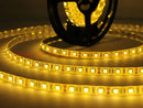Fita Led 5mts 5050 Branco Quente C/ Silicone E Fita Adesiva Cor da luz Branco Quente 3000K Tensão de operação