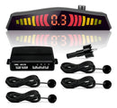 Kit Sensor de Estacionamento Preto 18mm Universal Ré Sinal Sonoro First Option