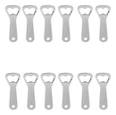 Kit 12 Abridor De Garrafa Boteco Bar Cerveja Inox Reforçado