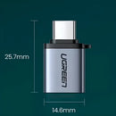 Cabo Adaptador Ugreen OTG Usb 3.0 Para Usb-C Tipo-C Com Chaveiro
