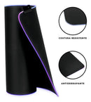 Mouse Pad Gamer 90x40 Base Antiderrapante Iluminação Led Rgb Aitek DELTA-P9040 G