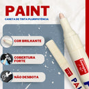 02 Canetas Tinta Branca Pinta Pneus Carro Moto Retoque Placa