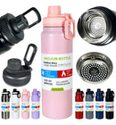 Garrafa Térmica 800ml Frio Com Isolamento Garrafinha Trei Rosa