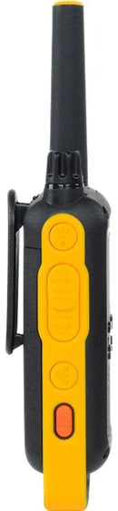 Talkabout Motorola T470 Walk Talk Rádio Comunicador Cor Amarelo até 2km na cidade até 35km Na montanha sem Interferência.