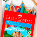 Lápis De Cor Faber Castell Escolar 24 Cores Ponta Max
