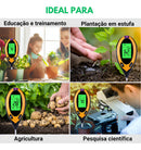 Medidor Ph Digital Terra Solo Plantas Umidade Temperatura